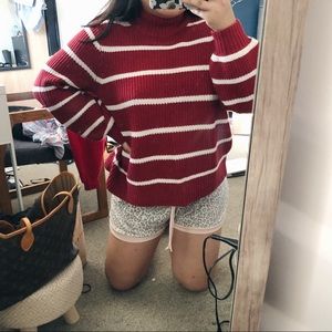 Abercrombie Oversized Striped Sweater